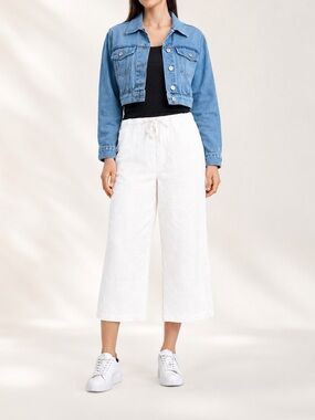 BALENO Cropped Linen Pants size 6